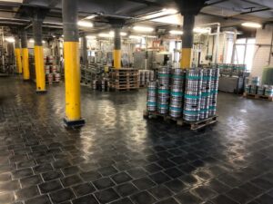 Prostor sudovny v pivovaru Primátor nový stav
